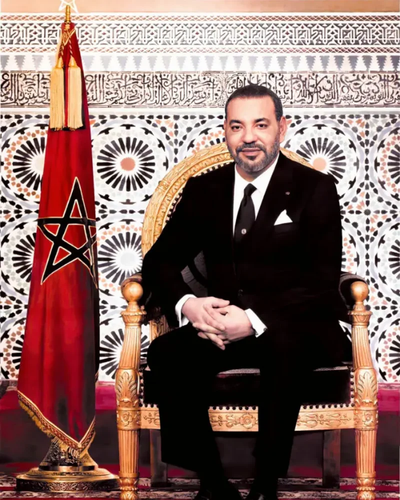 Portrait de Sa Majesté le Roi Mohammed VI